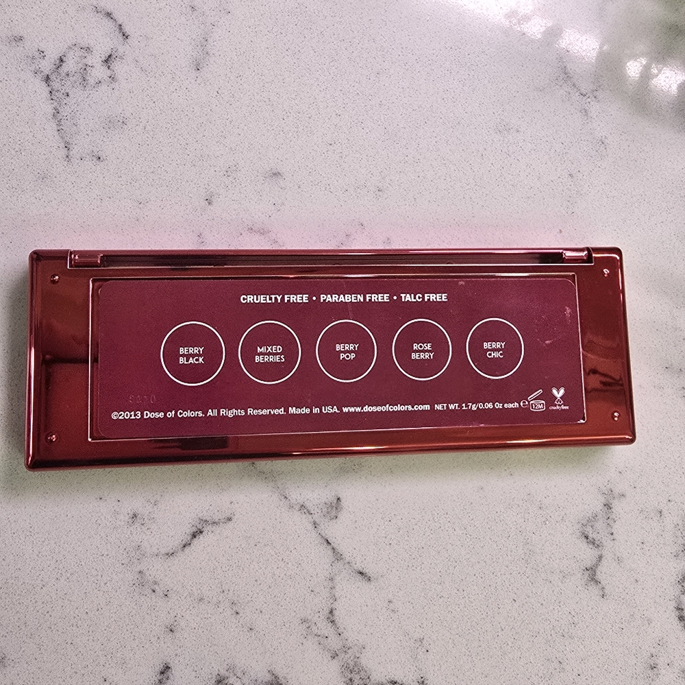Dose Of Colors Blushing Berries Eyeshadow Palette - Picture 2 of 3